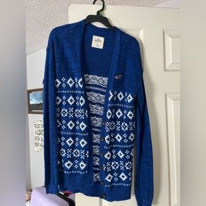 This is a cardigan from hollister. Size medium.